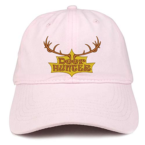 Trendy Apparel Shop Deer Hunter Embroidered Brushed Cotton Cap