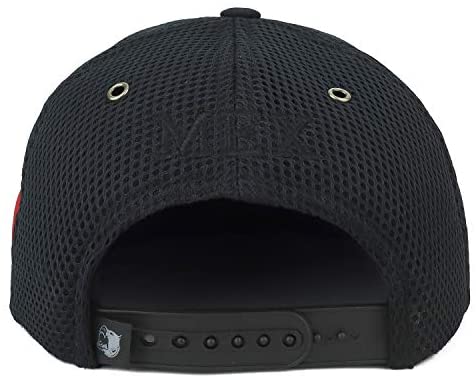 Trendy Apparel Shop 3D Mexico Embroidered Micromesh Flatbill Snapback Hat