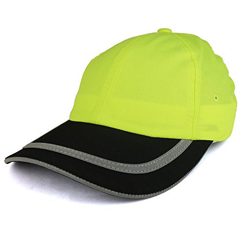 Trendy Apparel Shop Reflective Stripes High Enhanced Visibility Unstructured Safety Cap