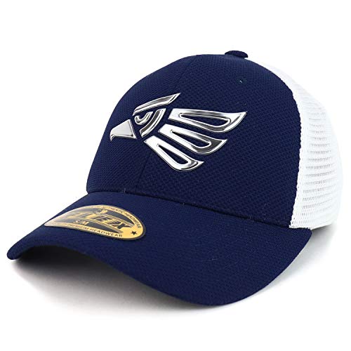Trendy Apparel Shop High Frequency Hecho en Mexico Eagle Fitted Trucker Cap