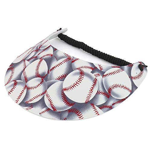 Trendy Apparel Shop Sports Competition Design Elastic String Coil Foam Sun Visor