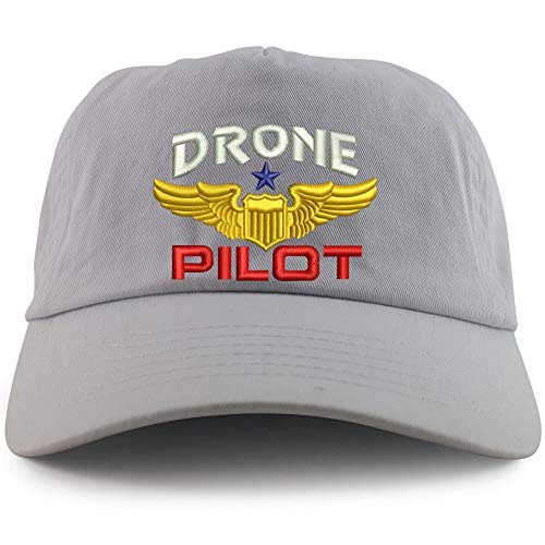 Trendy Apparel Shop Drone Operator Pilot Embroidered 5 Panel Unstructured Soft Crown Baseball Cap