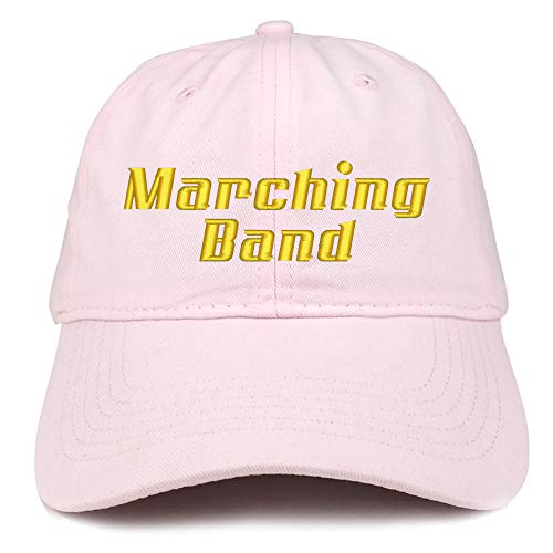 Trendy Apparel Shop Marching Band Embroidered Soft Crown 100% Brushed Cotton Cap