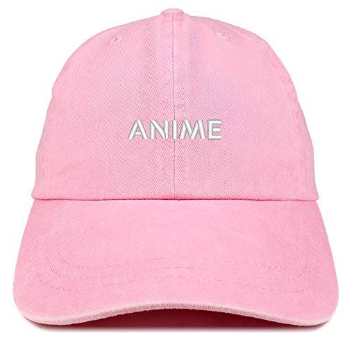 Trendy Apparel Shop Anime Adjustable Embroidered Washed Low Profile Cap