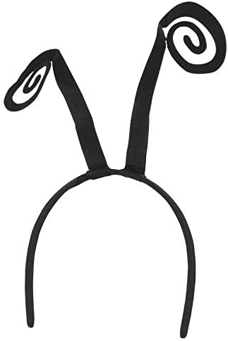 Trendy Apparel Shop Bug Bee Curly Antennas Headband - Black