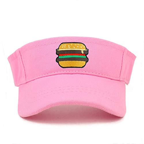 Trendy Apparel Shop Burger Patch Cotton Infant Summer Visor Cap
