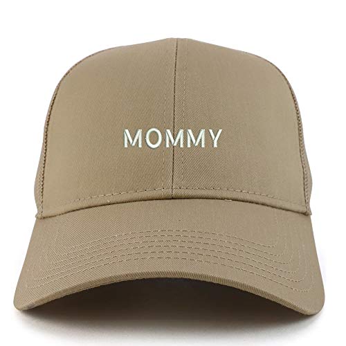 Trendy Apparel Shop Mommy Embroidered Structured High Profile Trucker Cap