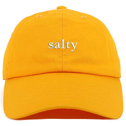 Trendy Apparel Shop Youth Salty Embroidered Adjustable Soft Crown Baseball Cap