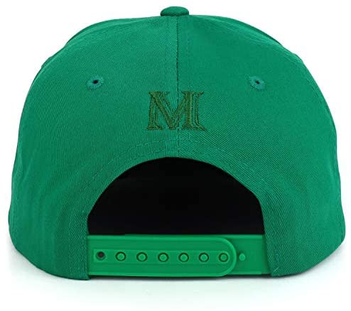 Trendy Apparel Shop Hecho en Mexico Eagle Square Patch Cotton Flatbill Cap