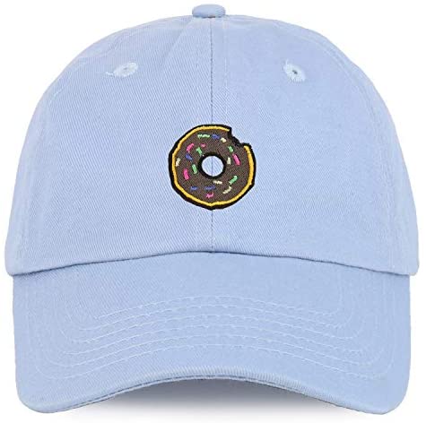 Trendy Apparel Shop Donut Patch Youth Small Fit Unstructured Cotton Baseball Cap