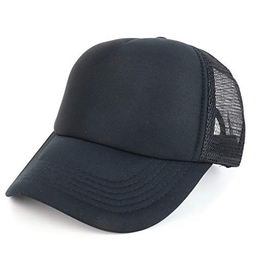 Trendy Apparel Shop 5 Panel Foam Front Trucker Mesh Cap