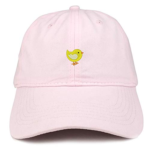 Trendy Apparel Shop Chick Embroidered Soft Crown 100% Brushed Cotton Cap