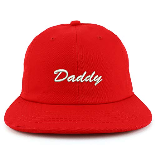 Trendy Apparel Shop Daddy Script Font Embroidered Low Profile Snapback Cap