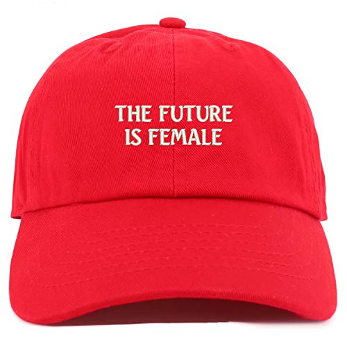 Trendy Apparel Shop Youth Future is Female Adjustable Soft Crown Baseball Cap