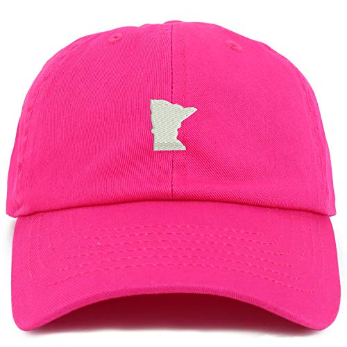 Trendy Apparel Shop Youth Minnesota State Adjustable Soft Crown Baseball Cap