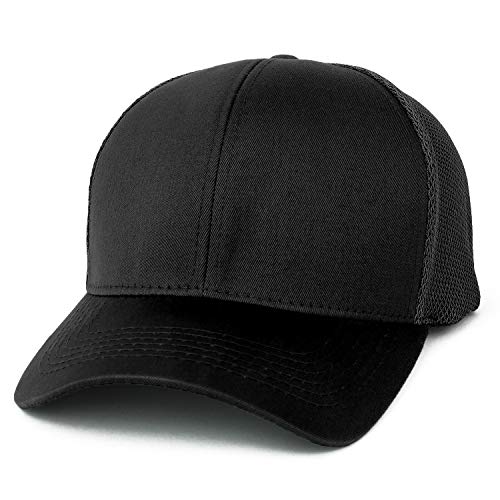 Trendy Apparel Shop Oversize XXL Structured Trucker Mesh Baseball Cap