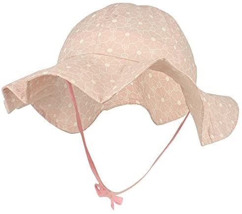 Trendy Apparel Shop Floral Pattern Printed Infant Bucket Hat with Chin Strap