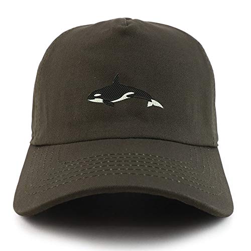 Trendy Apparel Shop Orca Killer Whale Unstructured 5 Panel Dad Baseball Cap