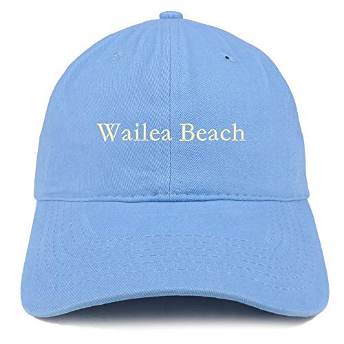 Trendy Apparel Shop Wailea Beach Embroidered Brushed Cotton Cap