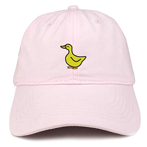Trendy Apparel Shop Quack Embroidered Unstructured Cotton Dad Hat