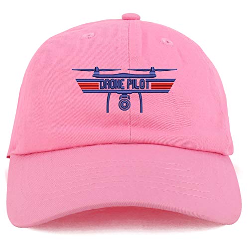 Trendy Apparel Shop Youth Drone Top Gun Pilot Soft Crown Baseball Cap