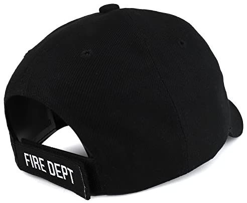 Trendy Apparel Shop Fire FD Solid Color 3D Embroidered Baseball Cap
