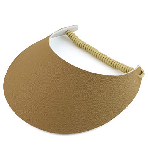 Trendy Apparel Shop Made in USA Colorful Patterned Summer String Foam Visors