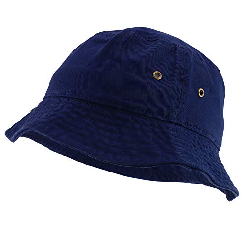 Trendy Apparel Shop Cotton Stone Washed Youth Bucket Hat