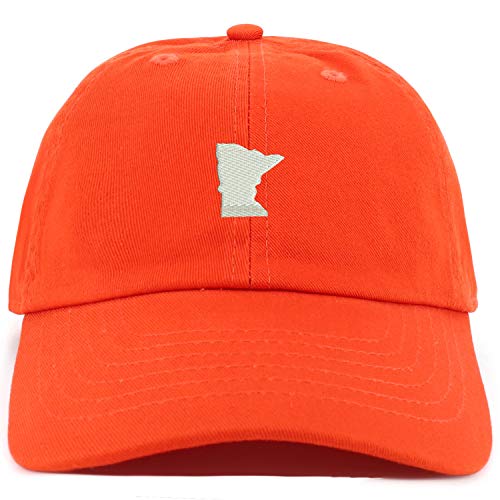 Trendy Apparel Shop Youth Minnesota State Adjustable Soft Crown Baseball Cap