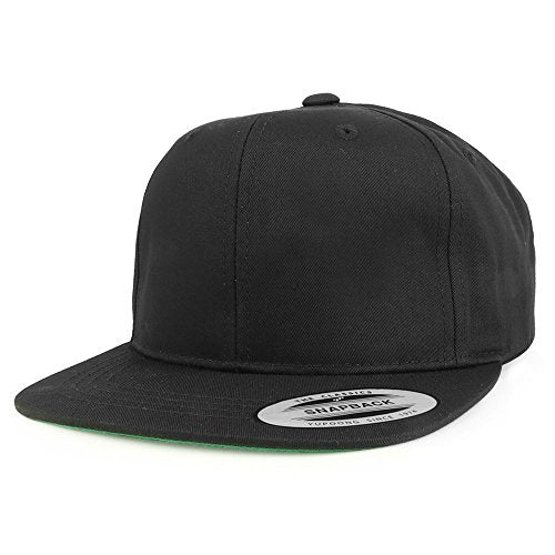 Trendy Apparel Shop Junior Flexfit Pro Style Twill Flat Bill Snapback Cap