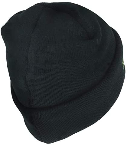 Trendy Apparel Shop Heavy Duty USA Flag Solid Cuffed Beanie with Thinsulate