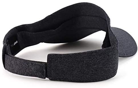 Trendy Apparel Shop Moisture Wicking Poly Jersey Sandwich Bill Sun Visor Cap