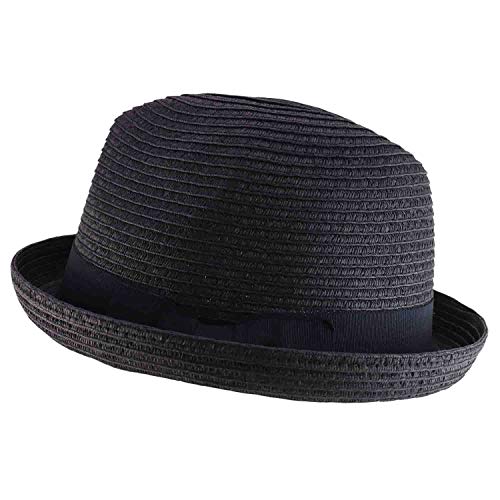 Trendy Apparel Shop Men's Toyo Paper Braid Upturn Brim Summer Fedora Hat