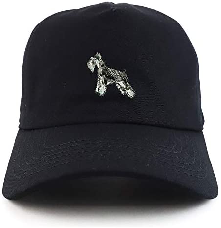Trendy Apparel Shop Miniature Schnauzer Dog Unstructured 5 Panel Baseball Cap