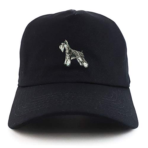 Trendy Apparel Shop Miniature Schnauzer Dog Unstructured 5 Panel Baseball Cap