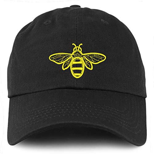 Trendy Apparel Shop Youth Bee Embroidered Unstructured Cotton Baseball Cap