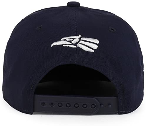 Trendy Apparel Shop Hecho en Texas Eagle 3D Embroidered Flatbill Snapback Cap