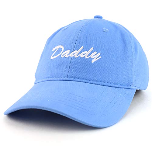 Trendy Apparel Shop Daddy Script Font Embroidered Low Profile Soft Cotton Baseball Cap