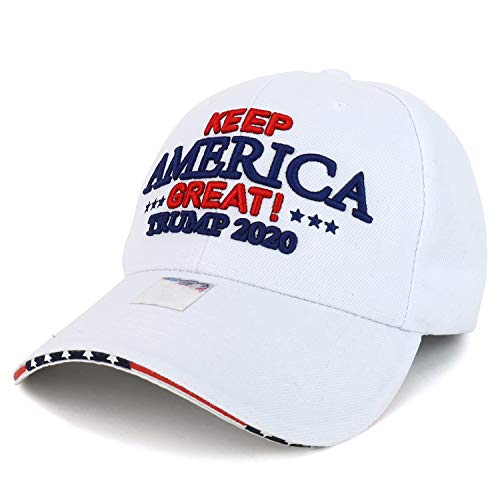 Trendy Apparel Shop Trump 2020 Keep America Great Embroidered Baseball Cap