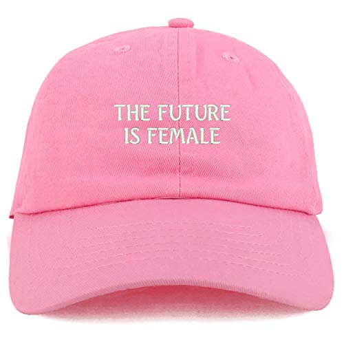 Trendy Apparel Shop Youth Future is Female Adjustable Soft Crown Baseball Cap