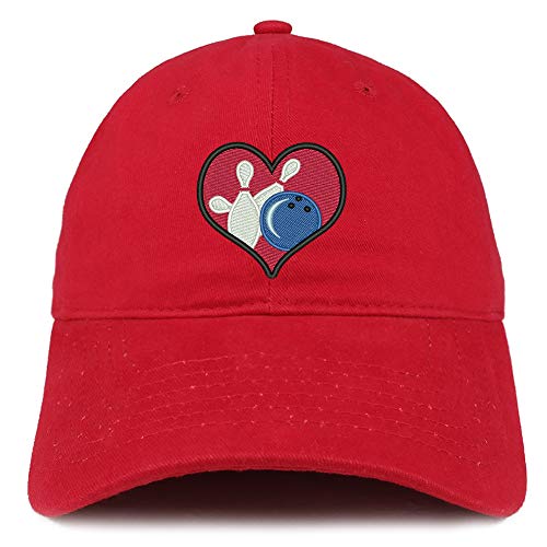 Trendy Apparel Shop Love to Bowl Embroidered Unstructured Cotton Dad Hat