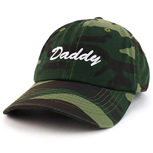 Trendy Apparel Shop Daddy Script Font Embroidered Low Profile Soft Cotton Baseball Cap