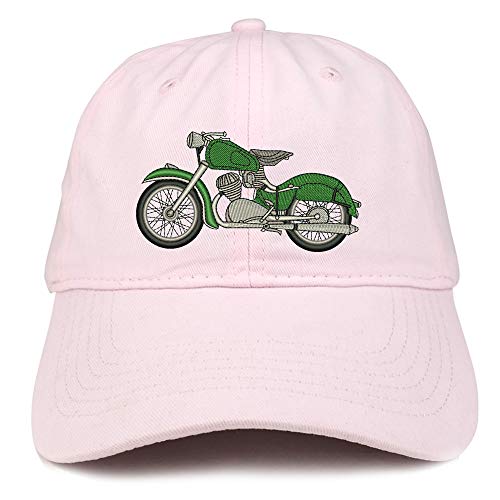Trendy Apparel Shop Vintage Motorcycle Embroidered Unstructured Cotton Dad Hat