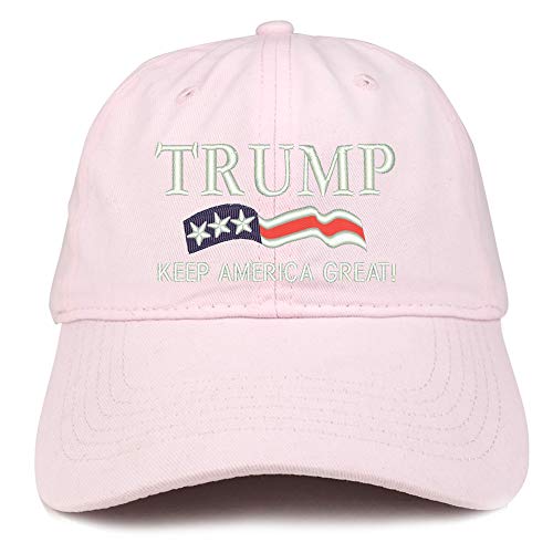 Trendy Apparel Shop Trump Keep America Great Embroidered Cotton Dad Hat