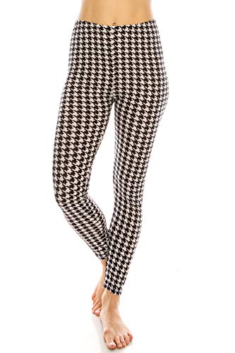 Trendy Apparel Shop Basic Simple Pattern Stretchy Comfortable One Size Lady Girl's Ankle 9" Leggings