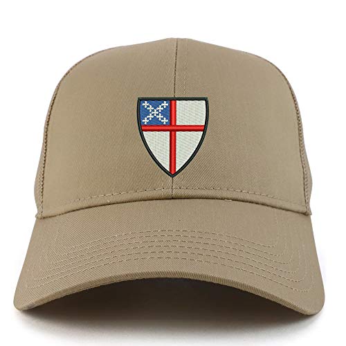 Trendy Apparel Shop Episcopal Shield Structured High Profile Trucker Cap