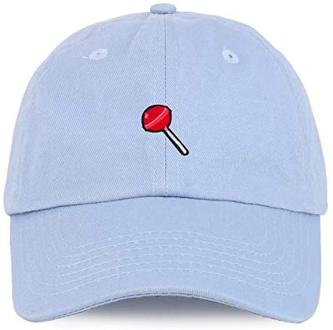 Trendy Apparel Shop Lollipop Patch Youth Small Fit Unstructured Cotton Baseball Cap