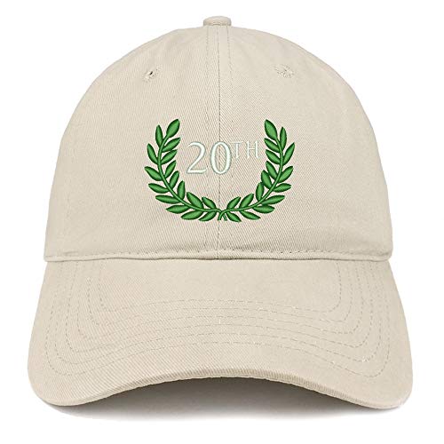 Trendy Apparel Shop 20th Anniversary Embroidered Unstructured Cotton Dad Hat