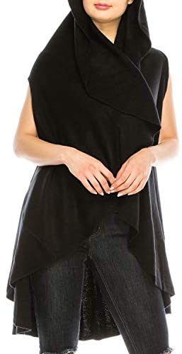 Trendy Apparel Shop Women's Multi-Use Soft Basic Cardigan Shawl Scarf Vest