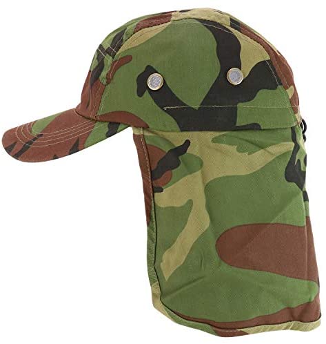 Trendy Apparel Shop Unstructured 5 Panel Rider's Baseball Cap with Ear Neck Flap